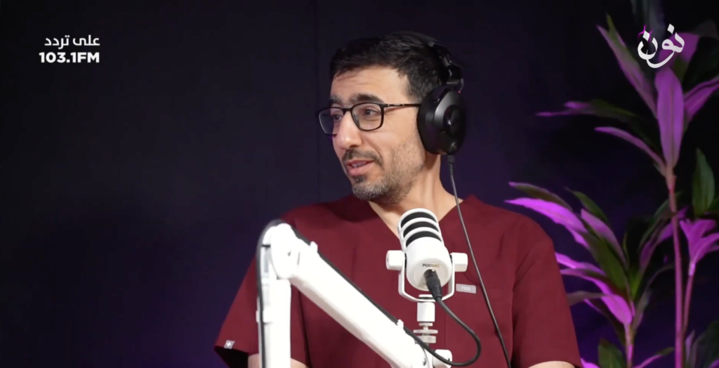 لقاء اعلامي للدكتور يمان التل مع راديو نون